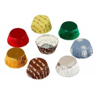 hot sell colored mini disposable aluminum cups ,foil chocolate cups