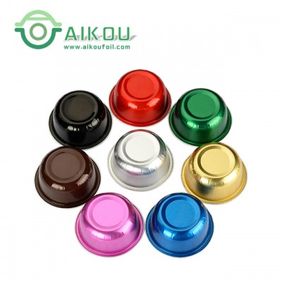 Wholesale shisha aluminum foil pot disposable sauce cup with lids